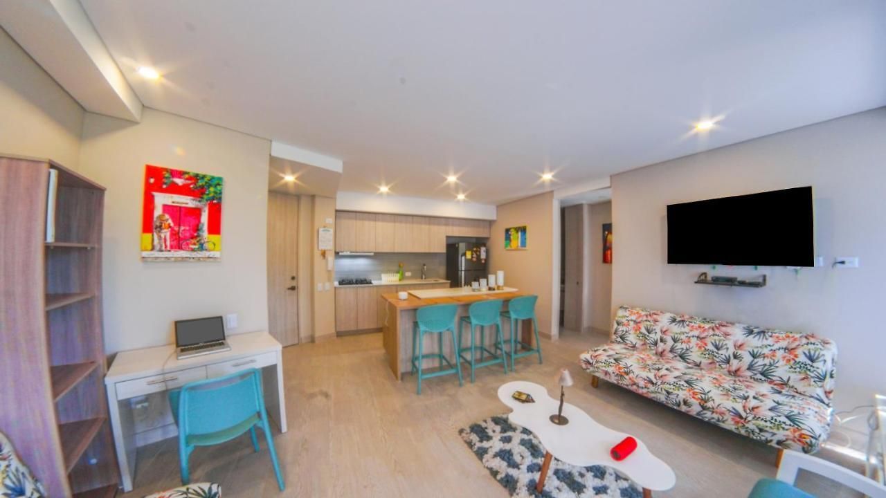 Confortable De Lujo! Cielo Mar, Morros, Playa Azul Apartamento Cartagena